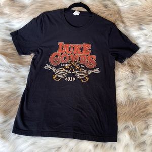 Luke Combs 2019 tour Concert T-shirt Asheville NC Size M